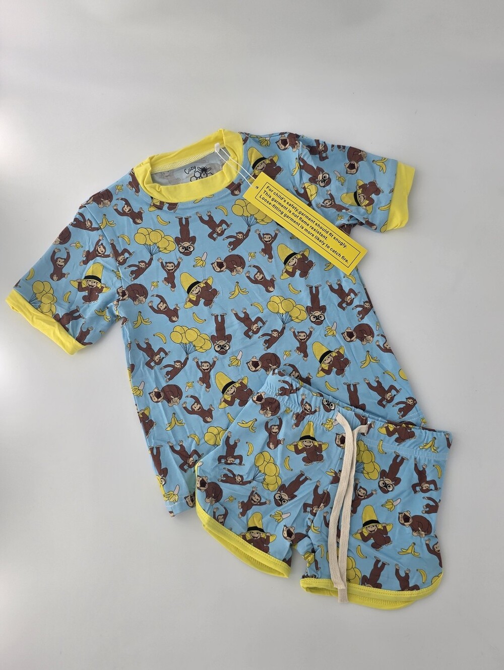 Cozy Critters Bamboo Curious George 2-Piece Set